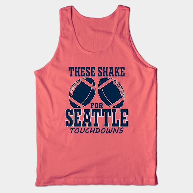 Seattle Pro Football - Touchdowns Tank Top by FFFM